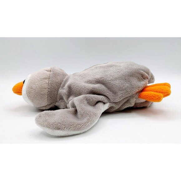 Caltoy Penguin Hand Puppet Glove Plush 10" Gray Stuffed Toy - Picture 2 of 5